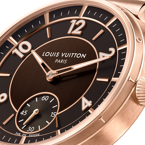 All Watches } Tambour, Automatic, 40mm, Rose Gold | Louis Vuitton ® (Product zoom)