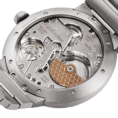 All Watches } Tambour, Automatic, 40mm, Steel | Louis Vuitton ® (Product zoom)