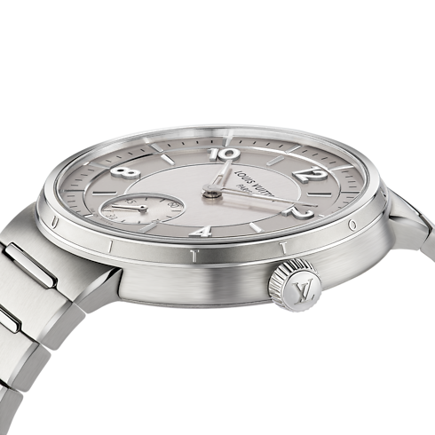 All Watches } Tambour, Automatic, 40mm, Steel | Louis Vuitton ® (Product zoom)