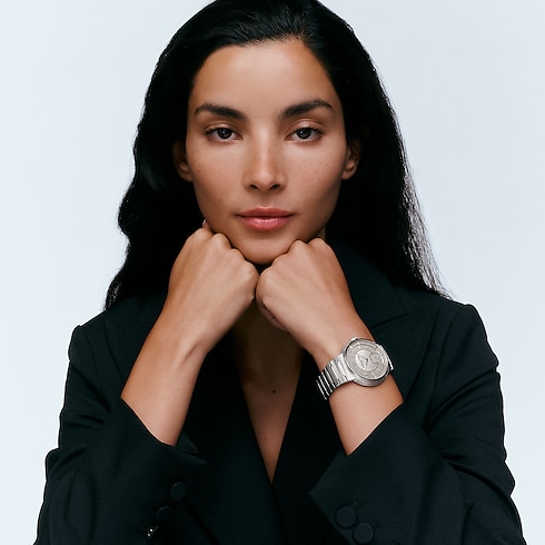 All Watches } Tambour, Automatic, 40mm, Steel | Louis Vuitton ® (Product zoom)