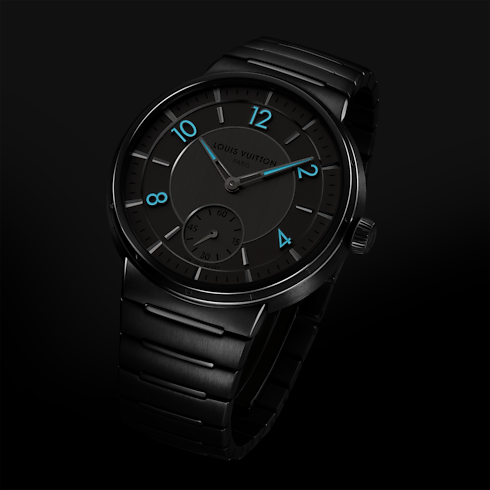 All Watches } Tambour, Automatic, 40mm, Steel | Louis Vuitton ® (Product zoom)