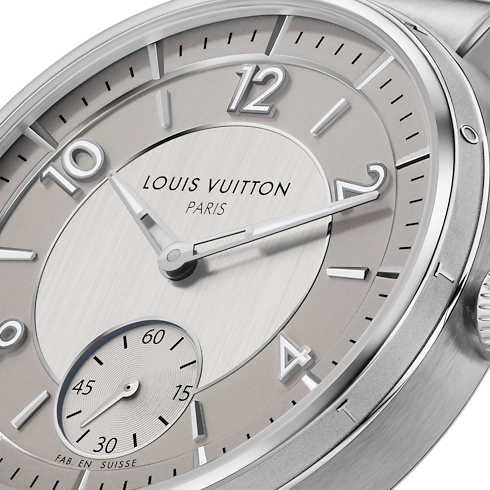 All Watches } Tambour, Automatic, 40mm, Steel | Louis Vuitton ® (Product zoom)