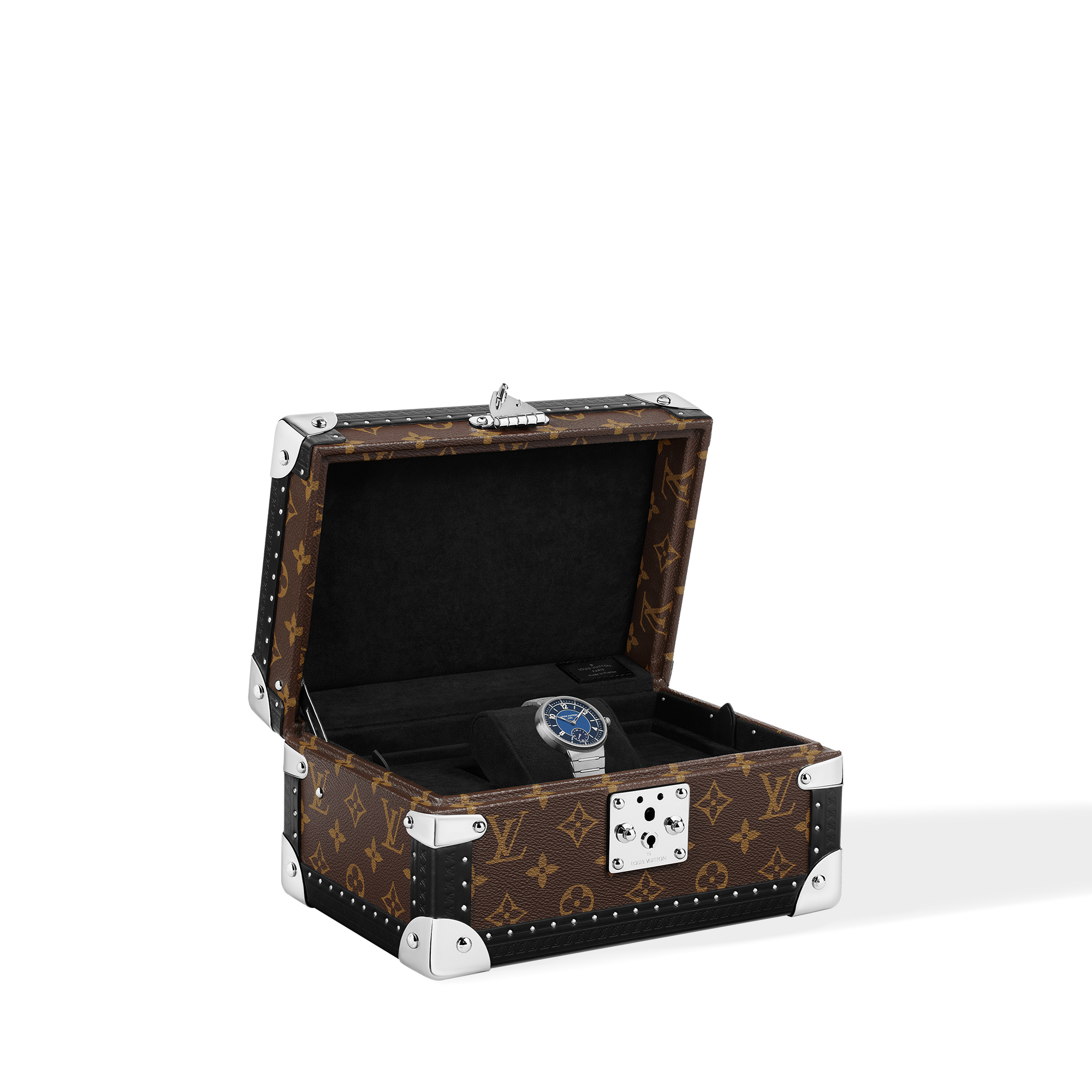  All Watches } Tambour, Automatic, 40mm, Steel | Louis Vuitton ® (Product zoom)