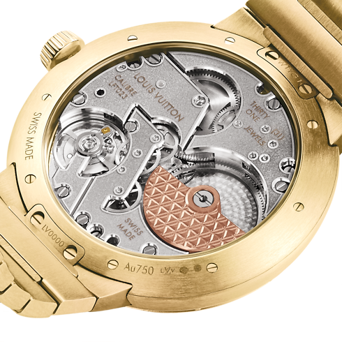 All Watches } Tambour, Automatic, 40mm, Yellow gold | Louis Vuitton ® (Product zoom)