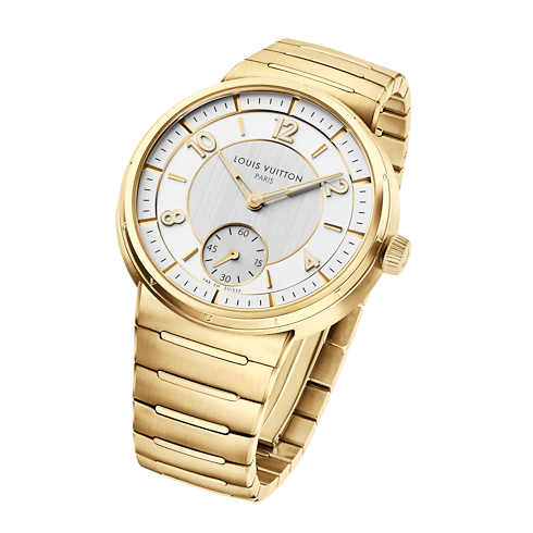 All Watches } Tambour, Automatic, 40mm, Yellow gold | Louis Vuitton ® (Product zoom)