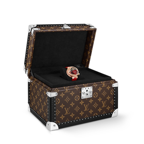 All Watches } Tambour Bushido Automata, Manual, 46.8 mm, Rose Gold | Louis Vuitton ® (Product zoom)