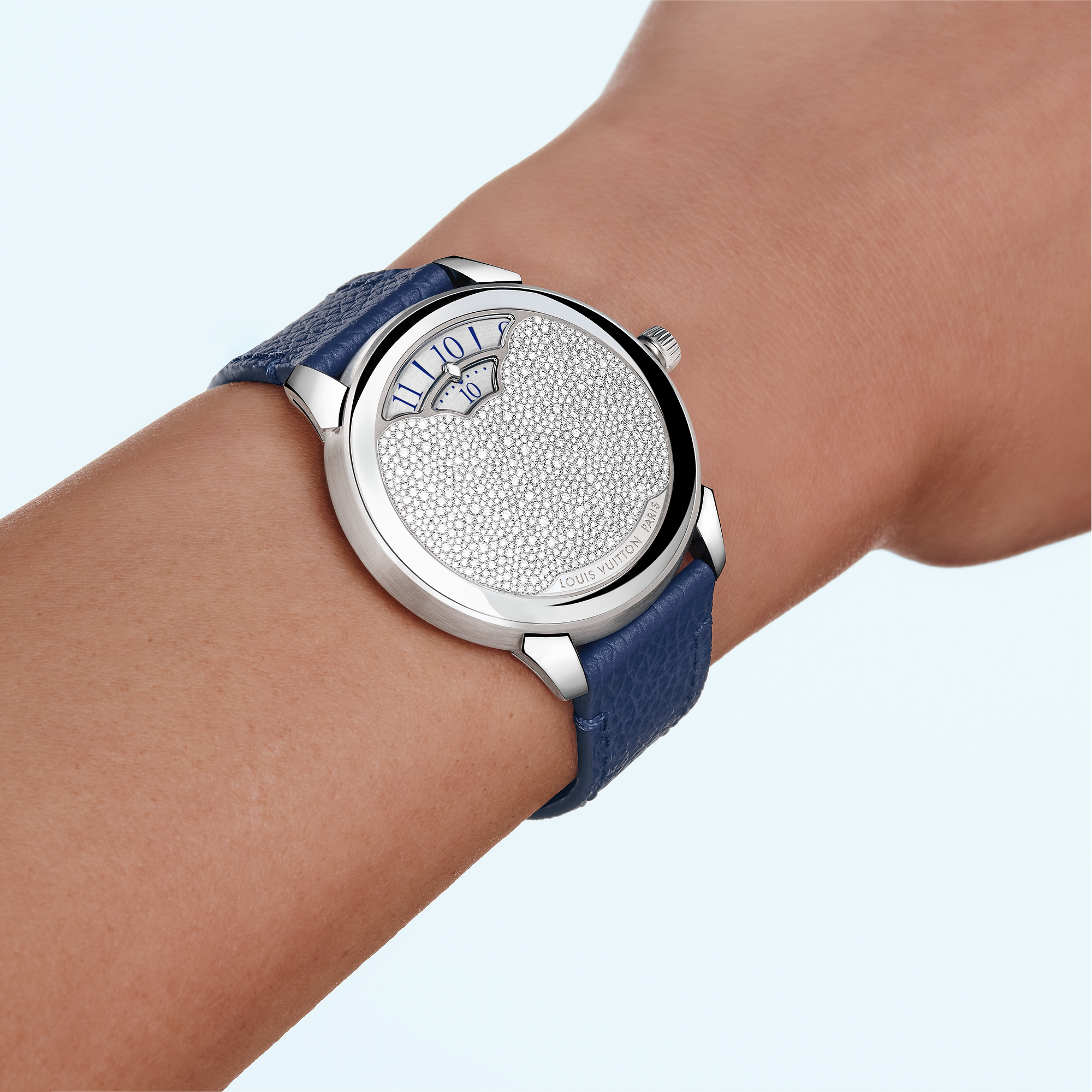 Tambour Convergence, Automatic, 37mm, Platinum and diamonds