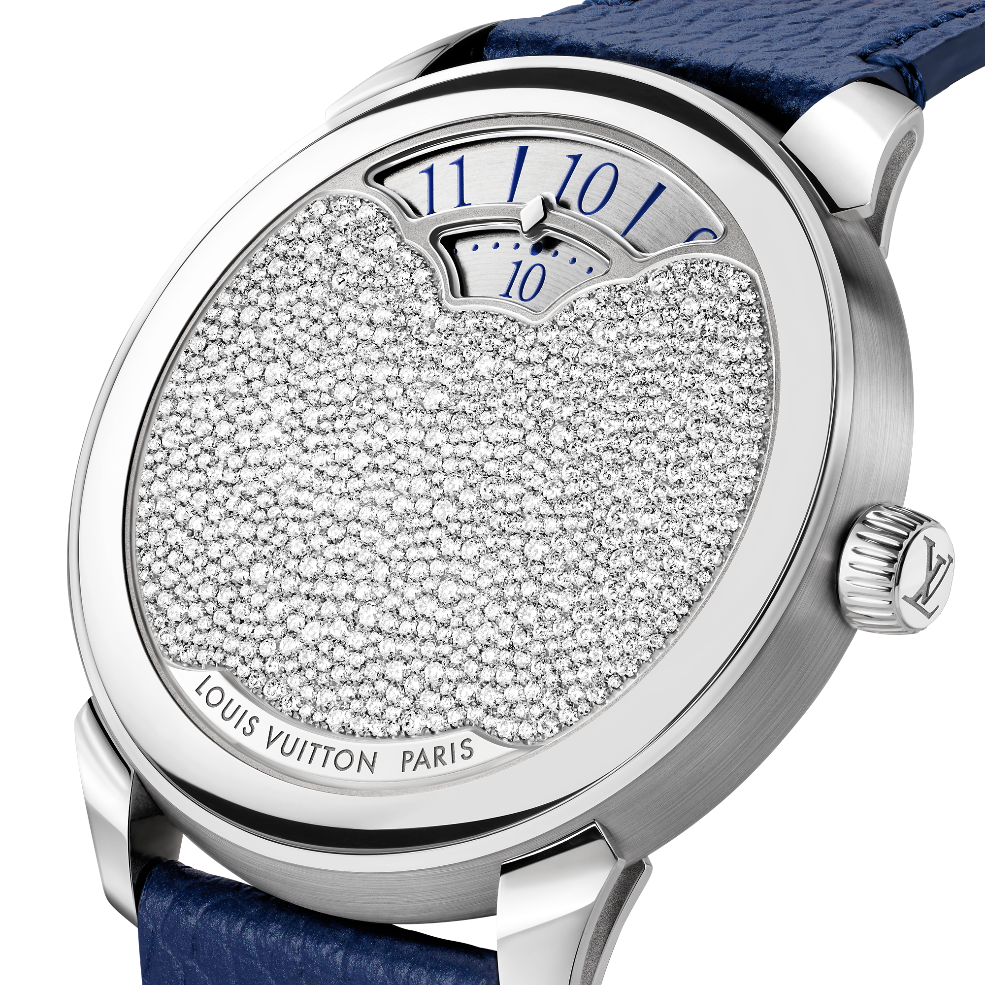Tambour Convergence, Automatic, 37mm, Platinum and diamonds