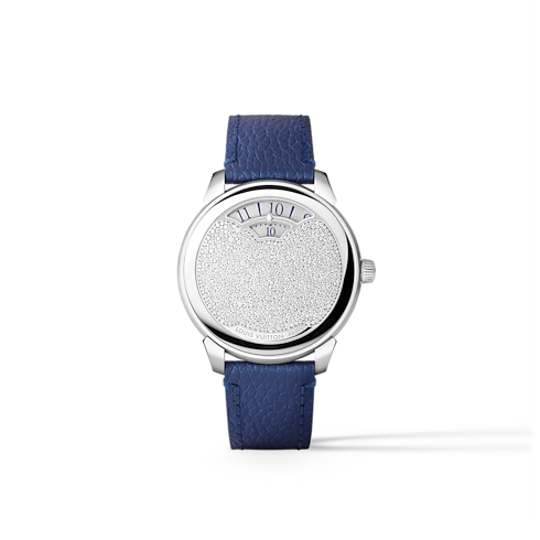 All Watches } Tambour Convergence, Automatic, 37mm, Platinum and diamonds | Louis Vuitton ® (Product zoom)