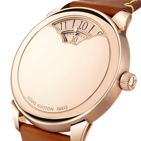 All Watches } Tambour Convergence, Automatic, 37mm, Rose Gold | Louis Vuitton ® (Product zoom)