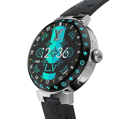 Tech Objects and Accessories Audio, Connected Watches and Accessories Tambour Horizon Light Up Connected Watch | Louis Vuitton ® (Product zoom)