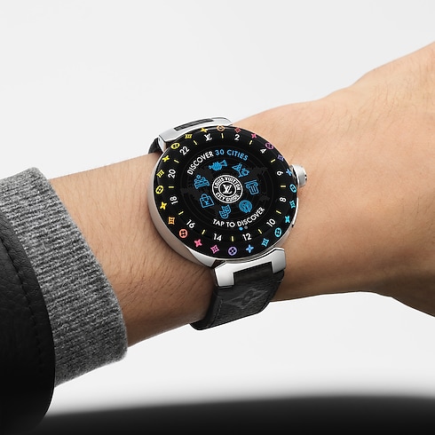 Tech Objects and Accessories Audio, Connected Watches and Accessories Tambour Horizon Light Up Connected Watch | Louis Vuitton ® (Product zoom)