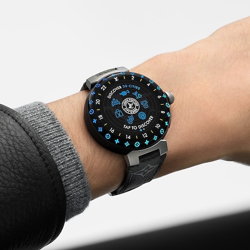 Tech Objects and Accessories Audio, Connected Watches and Accessories Tambour Horizon Light Up Connected Watch | Louis Vuitton ® (Product zoom)