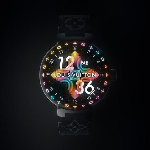 Tech Objects and Accessories Audio, Connected Watches and Accessories Tambour Horizon Light Up Connected Watch | Louis Vuitton ® (Product zoom)