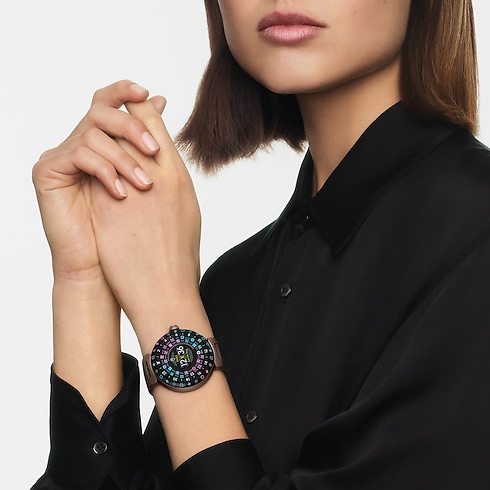 Tech Objects and Accessories Audio, Connected Watches and Accessories Tambour Horizon Light Up Connected Watch | Louis Vuitton ® (Product zoom)