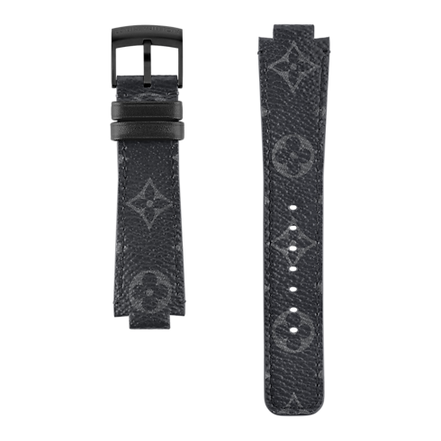 Watchmaking Accessories Tambour Monogram Eclipse Canvas Strap | Louis Vuitton ® (Product zoom)