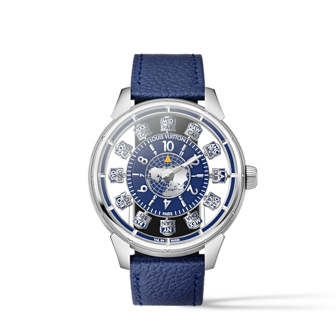 All Watches } Tambour Spin Time Air Antipode, Automatic, 42.5mm, White gold | Louis Vuitton ® (Product zoom)