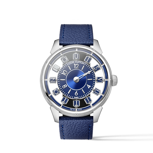 All Watches } Tambour Spin Time Air, Automatic, 42.5mm, White gold | Louis Vuitton ® (Product zoom)