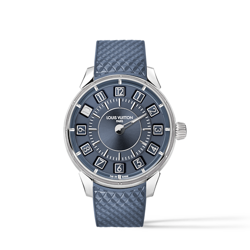 All Watches } Tambour Spin Time, Automatic, 39.5mm, White gold | Louis Vuitton ® (Product zoom)