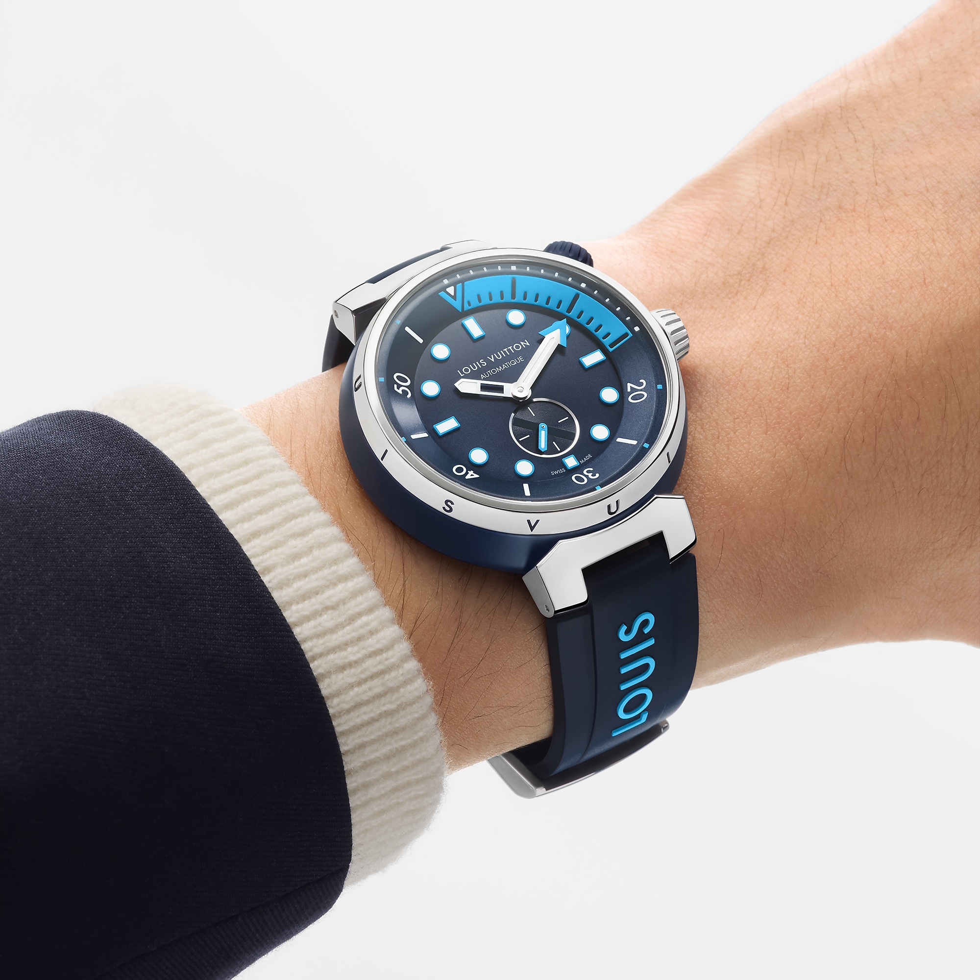 Tambour Street Diver, automatic, 44mm, steel