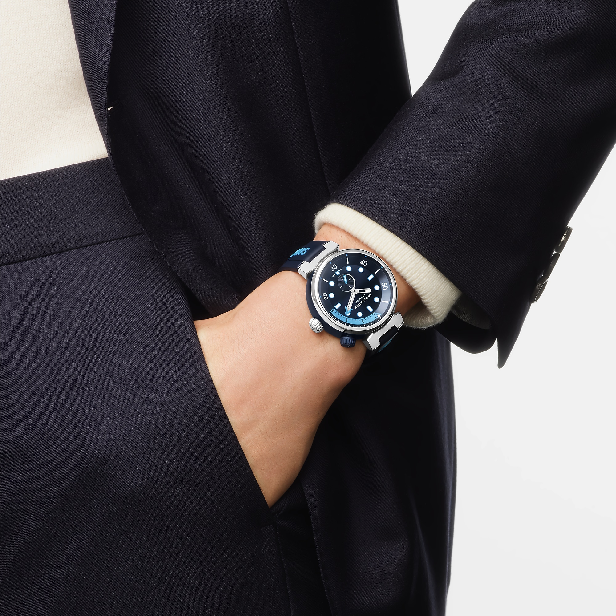 Tambour Street Diver, automatic, 44mm, steel