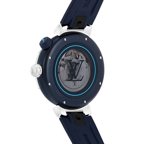 All Watches } Tambour Street Diver, automatic, 44mm, steel | Louis Vuitton ® (Product zoom)
