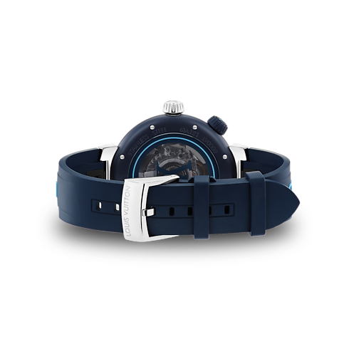 All Watches } Tambour Street Diver, automatic, 44mm, steel | Louis Vuitton ® (Product zoom)