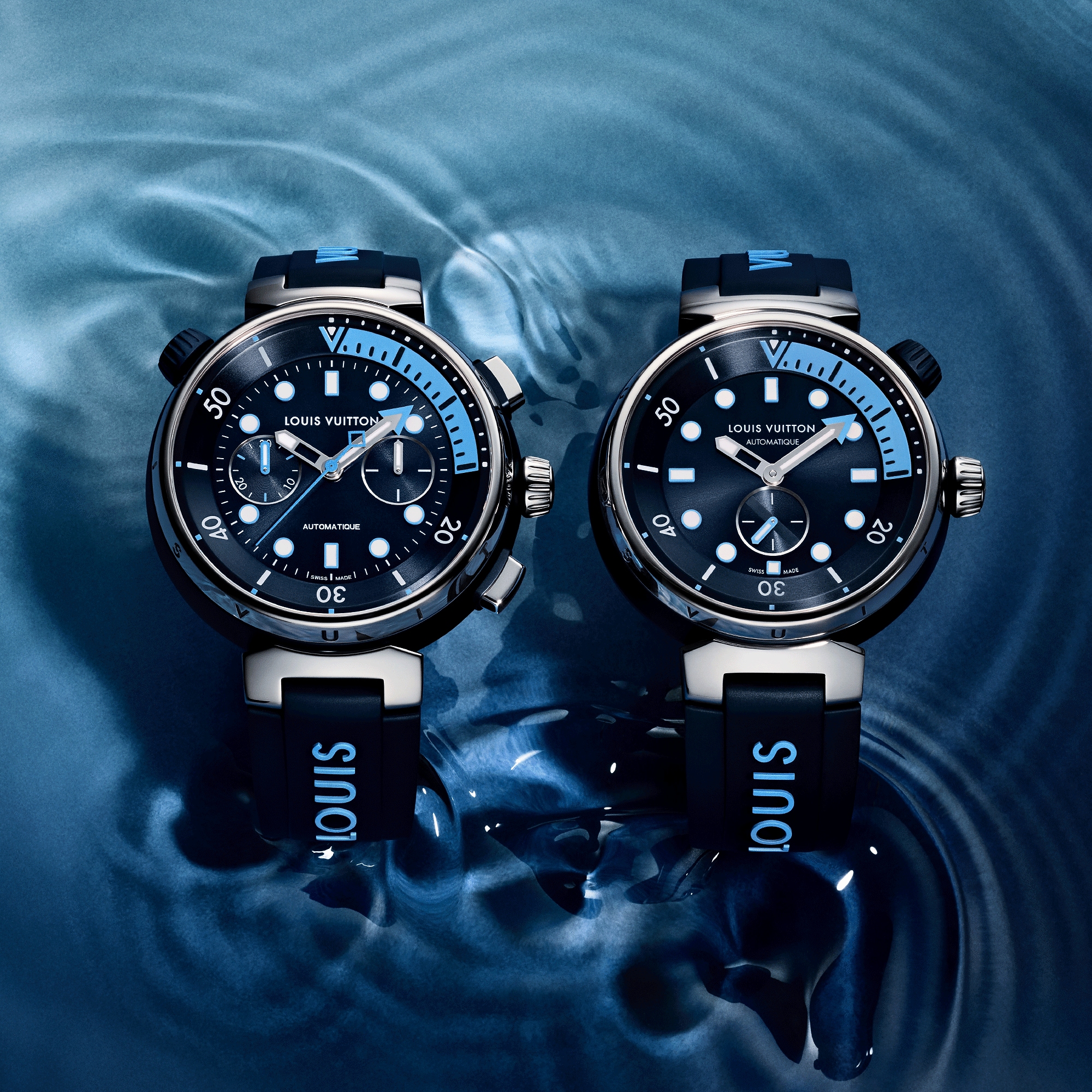 Tambour Street Diver, automatic, 44mm, steel