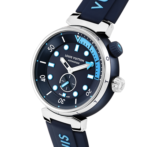 All Watches } Tambour Street Diver, automatic, 44mm, steel | Louis Vuitton ® (Product zoom)