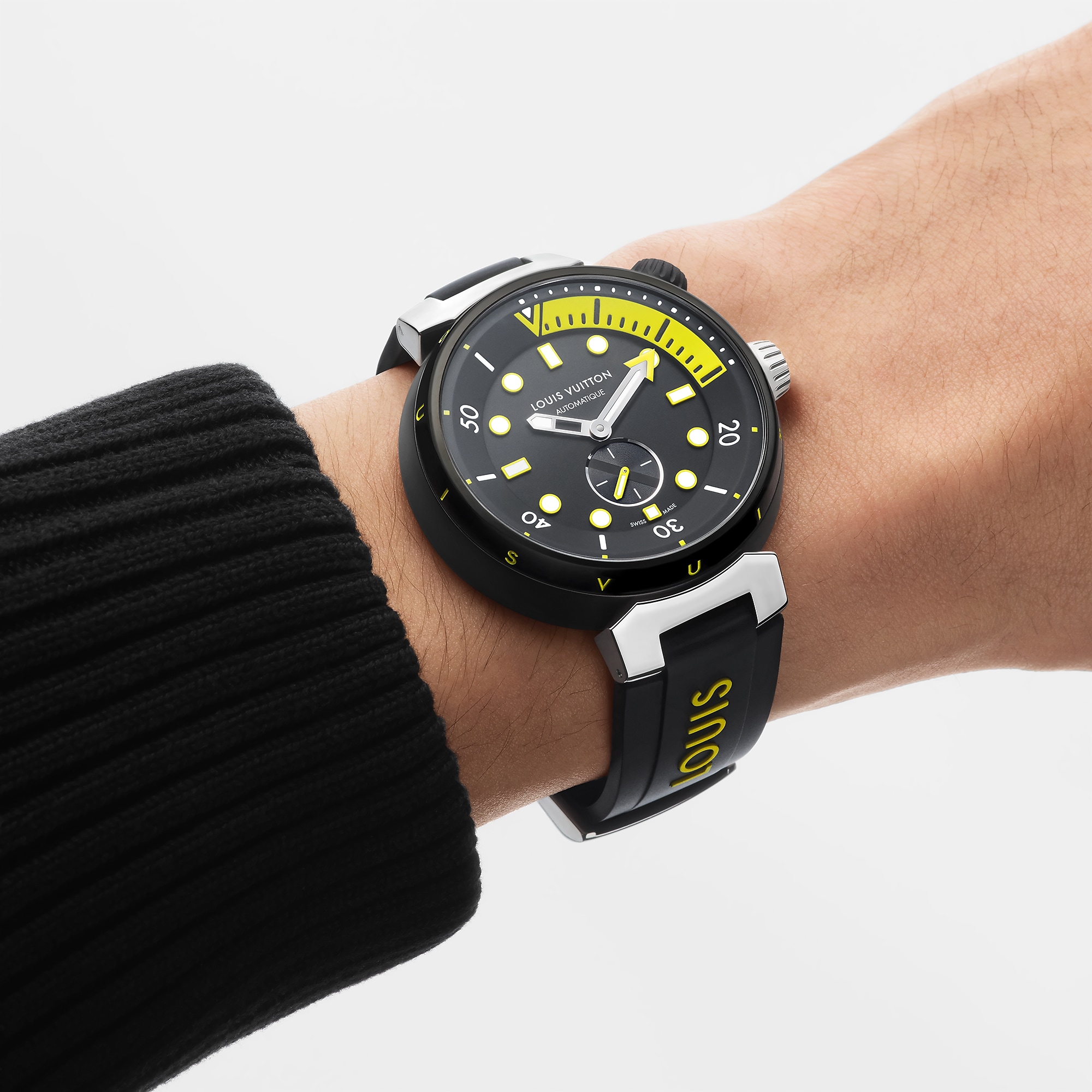 Tambour Street Diver, automatic, 44mm, steel