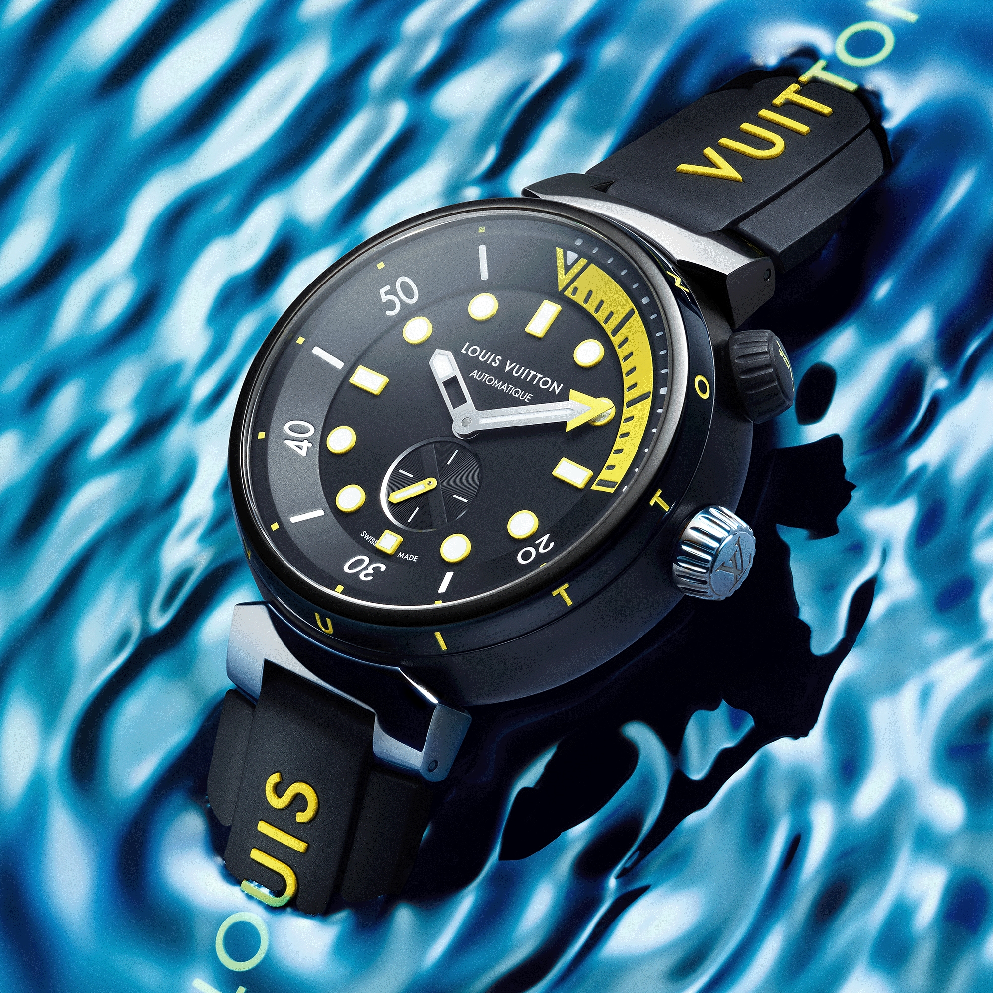 Tambour Street Diver, automatic, 44mm, steel