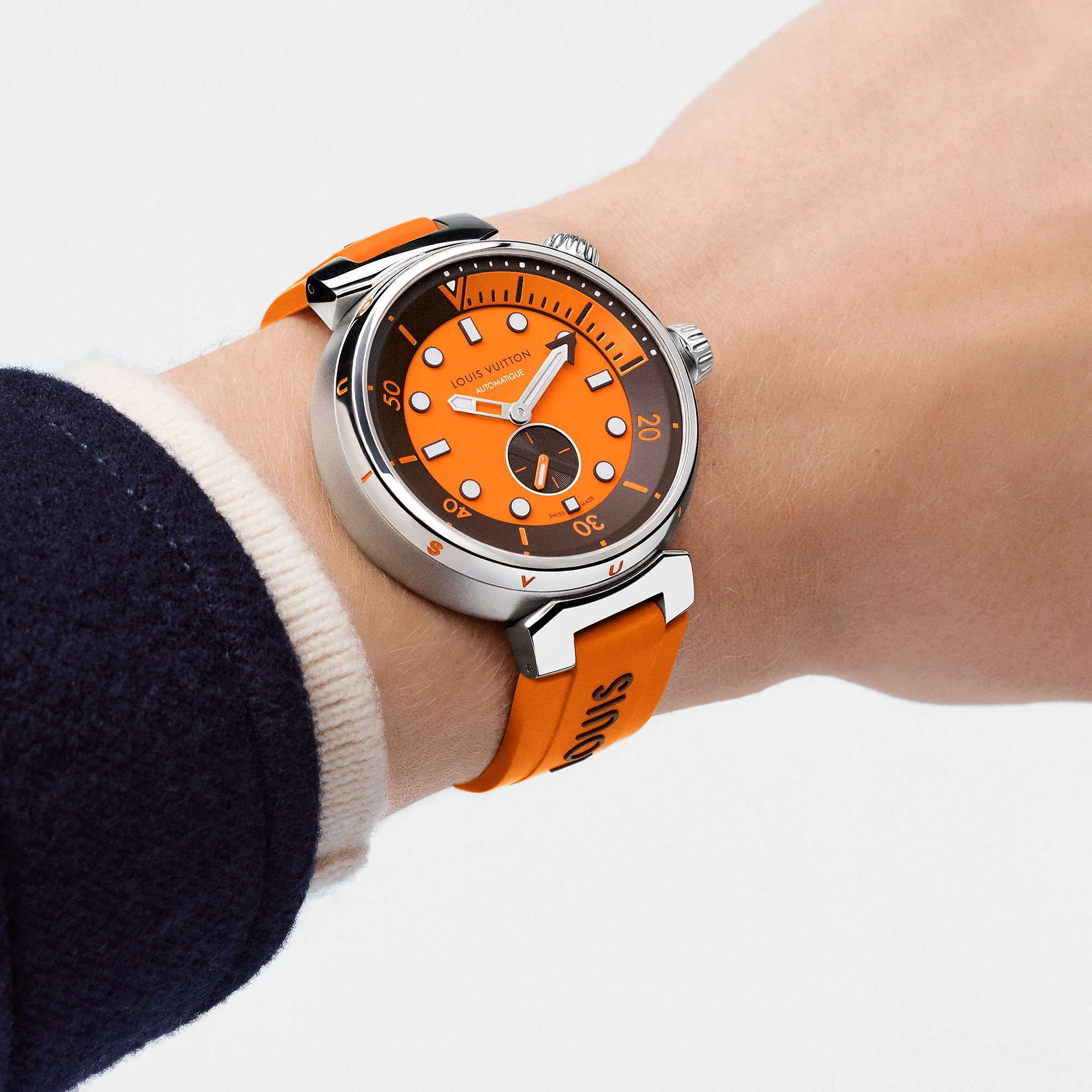 Tambour Street Diver, automatic, 44mm, steel