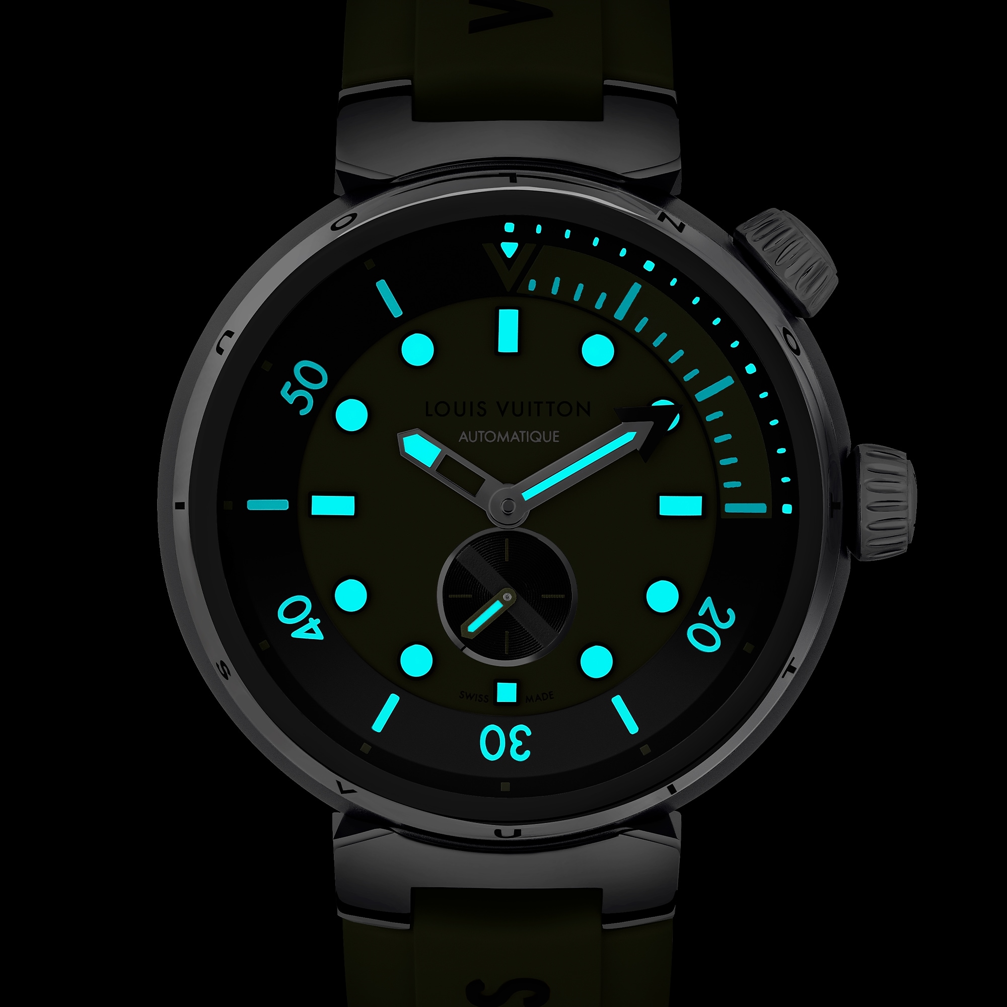 Tambour Street Diver, automatic, 44mm, steel