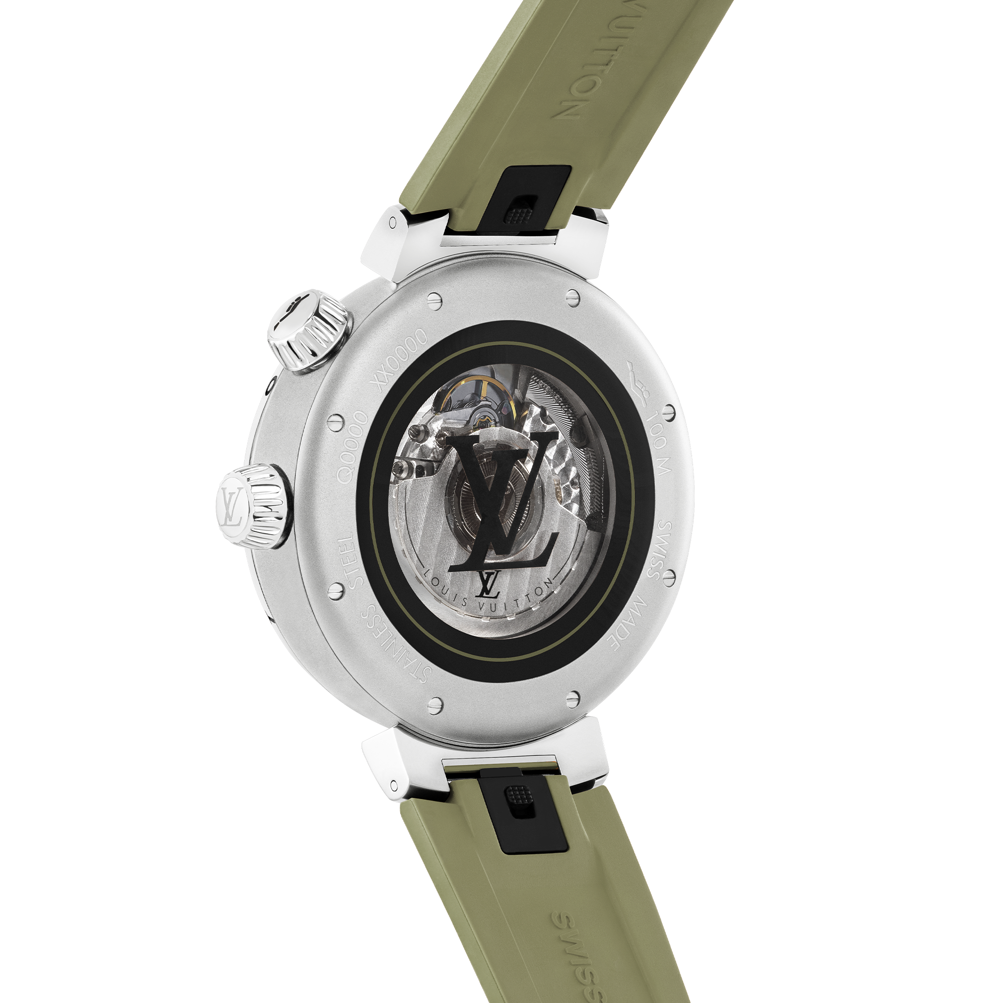  All Watches } Tambour Street Diver, automatic, 44mm, steel | Louis Vuitton ® (Product zoom)