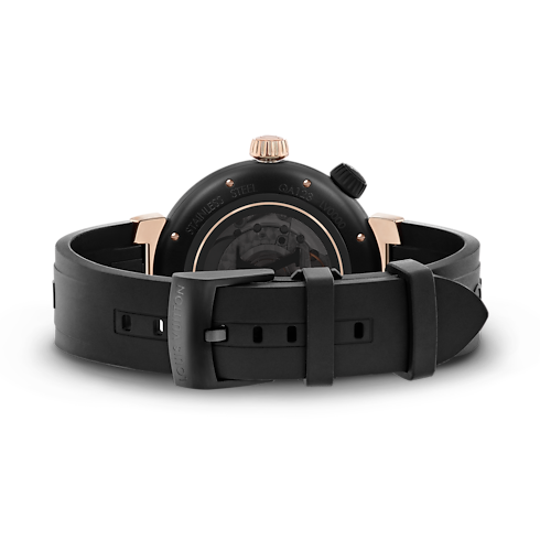 All Watches } Tambour Street Diver, Automatic, 44mm, Steel and Rose Gold | Louis Vuitton ® (Product zoom)