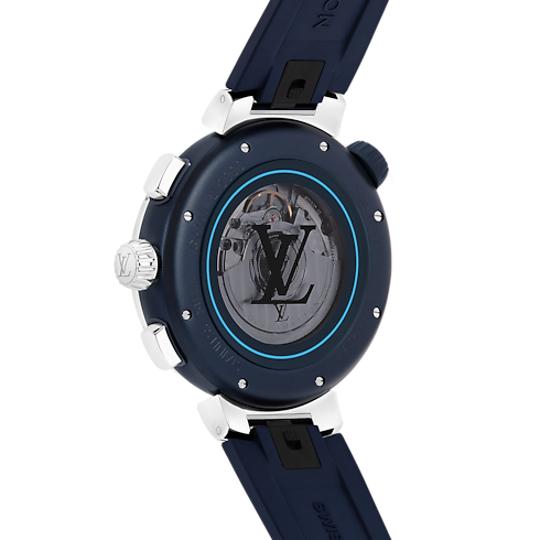 All Watches } Tambour Street Diver Chronograph, automatic, 46mm, steel | Louis Vuitton ® (Product zoom)