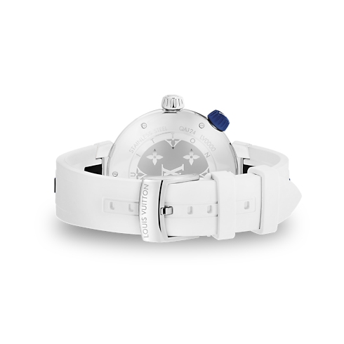 All Watches } Tambour Street Diver, quartz, 39.5mm, steel | Louis Vuitton ® (Product zoom)