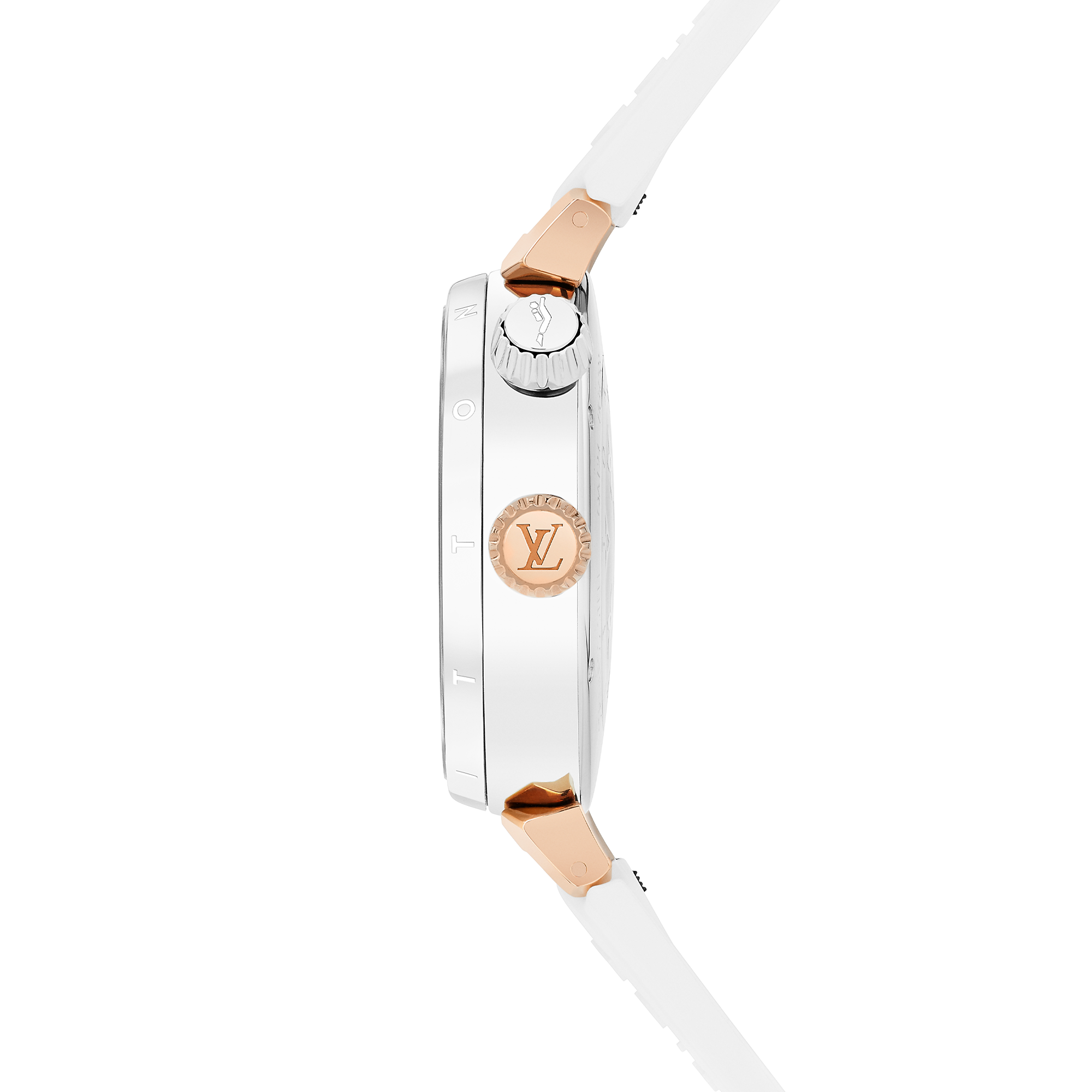 Tambour Street Diver, Quartz, 39.5mm, Steel and Rose Gold
