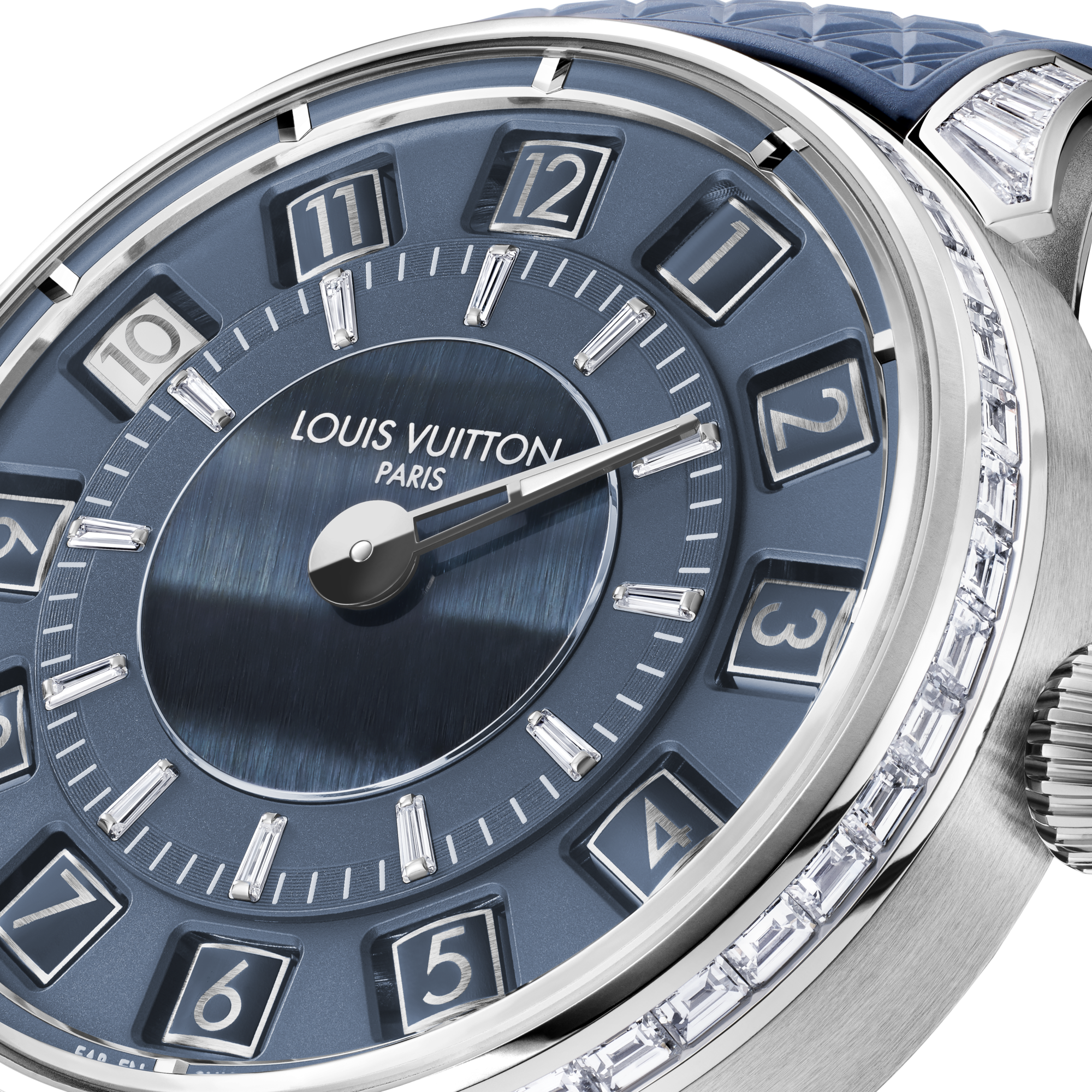  All Watches } Tambour Taiko Spin Time, Automatic, 39.5mm, White gold, Hawk