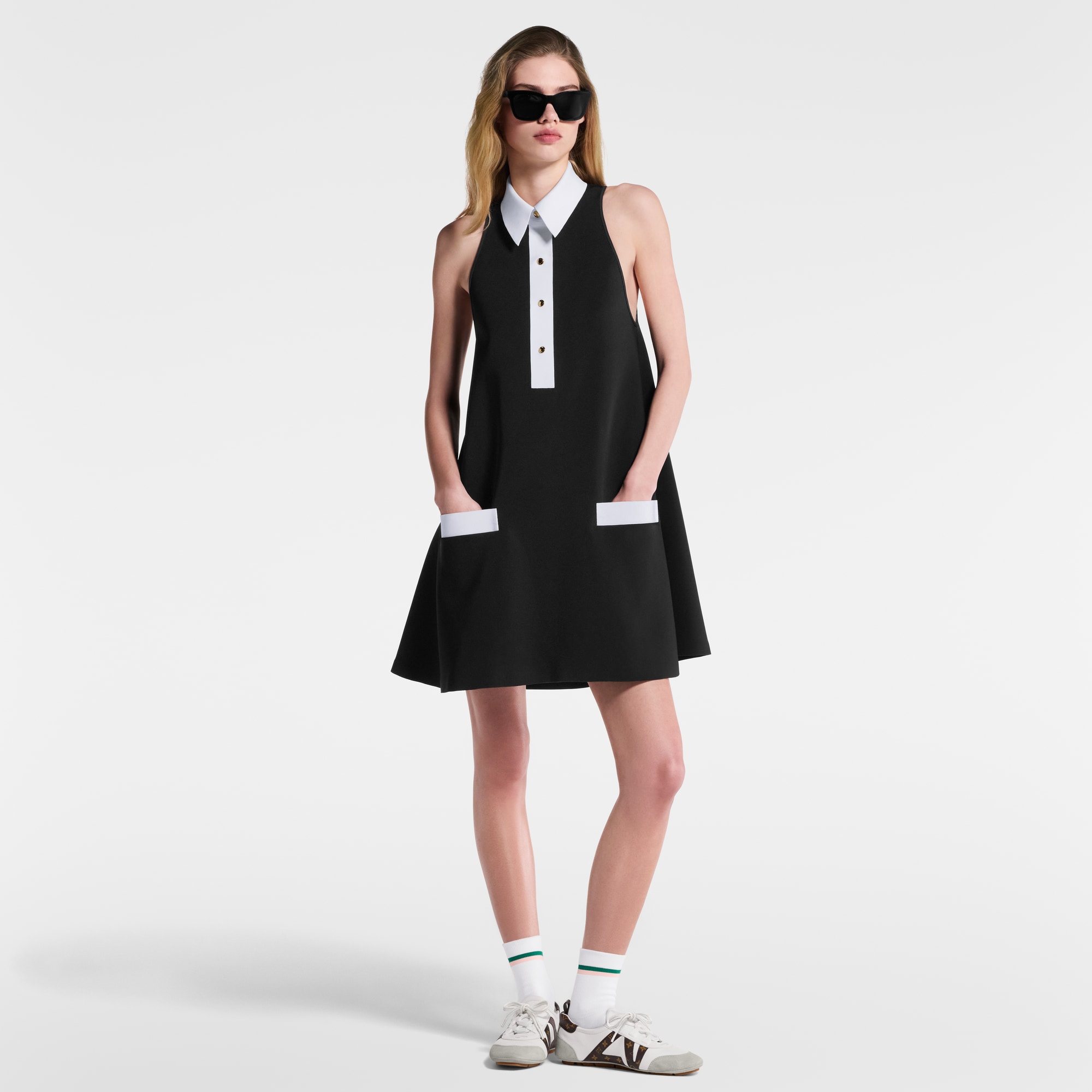  Ready-to-Wear Dresses Technical Gabardine Polo Dress | Louis Vuitton ® (Product zoom)
