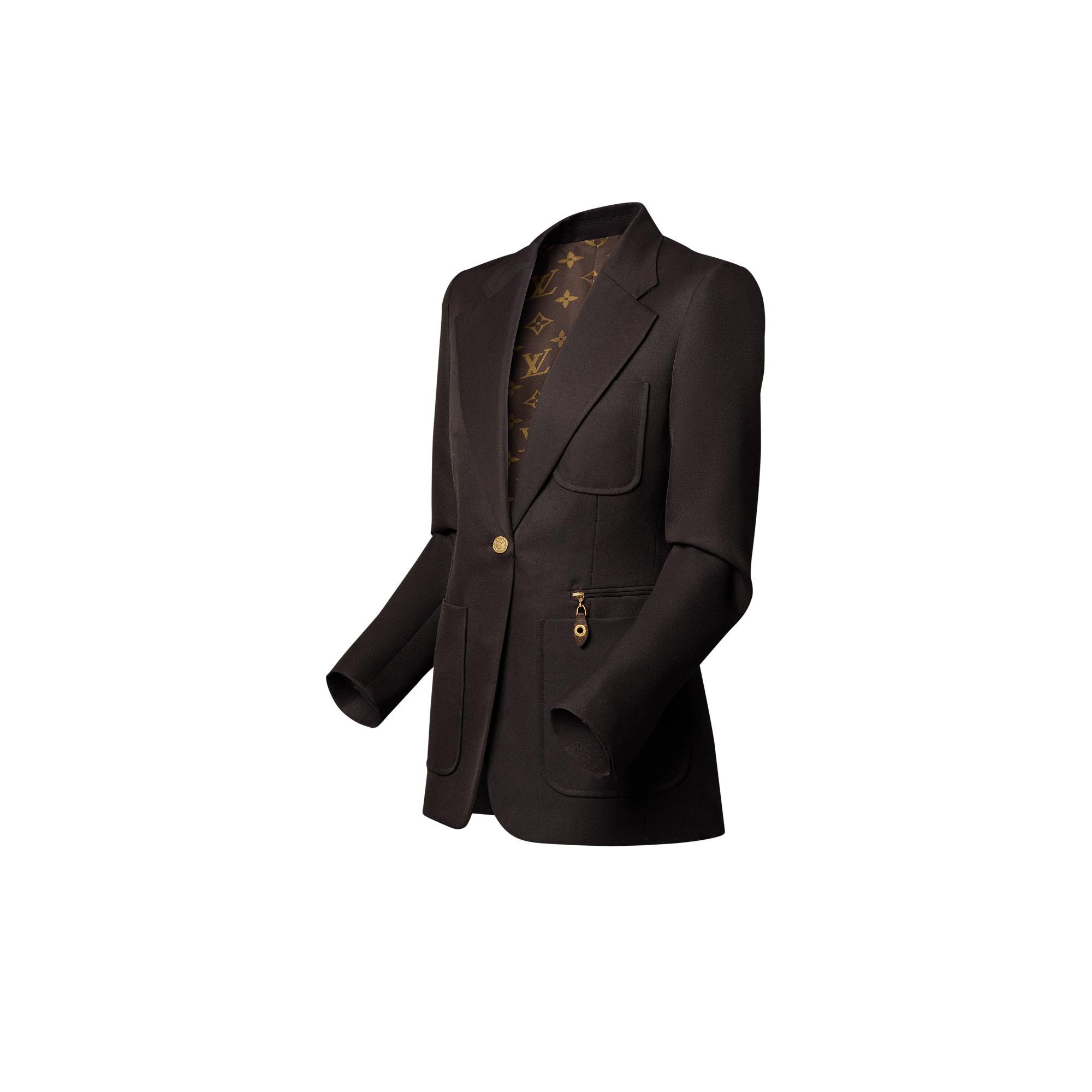 Technical Gabardine Preppy Blazer