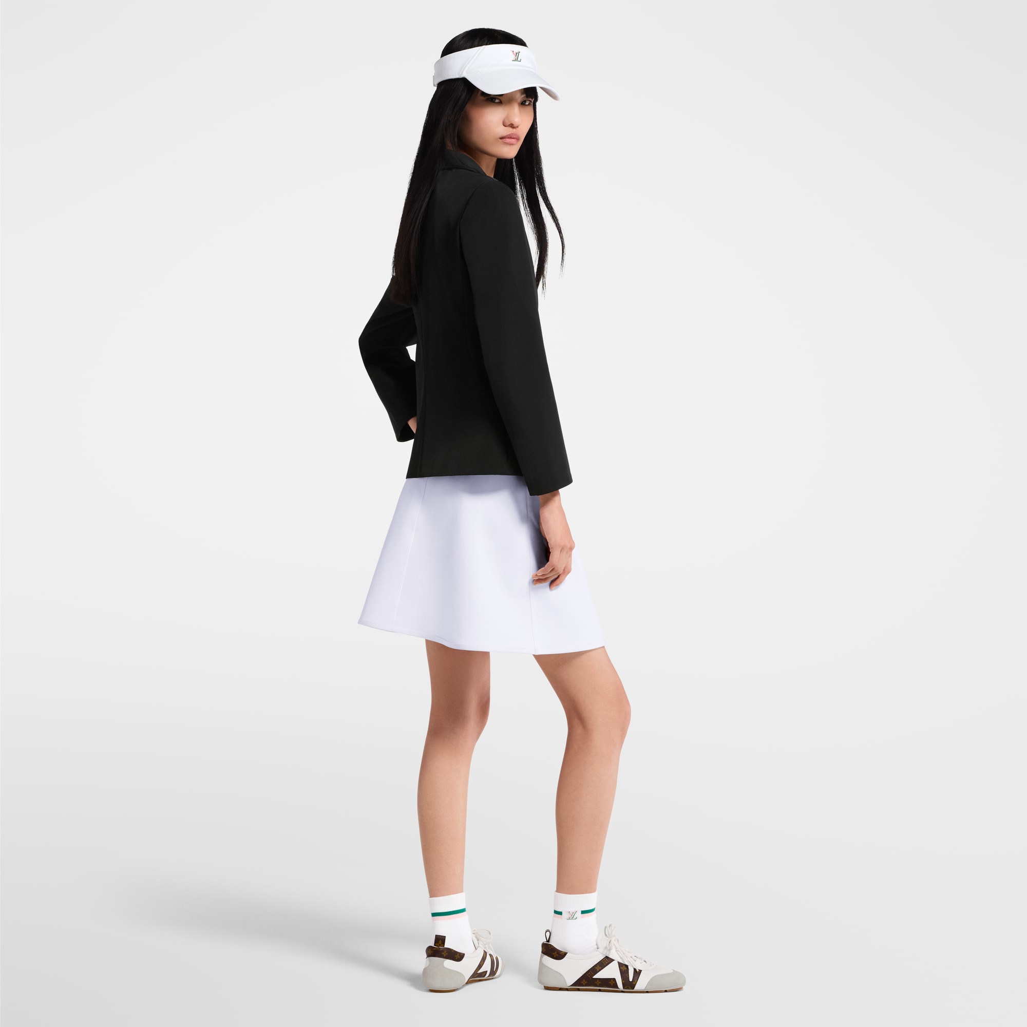  Ready-to-Wear Skirts and Shorts Technical Jersey Mini Wrap Skirt | Louis Vuitton ® (Product zoom)