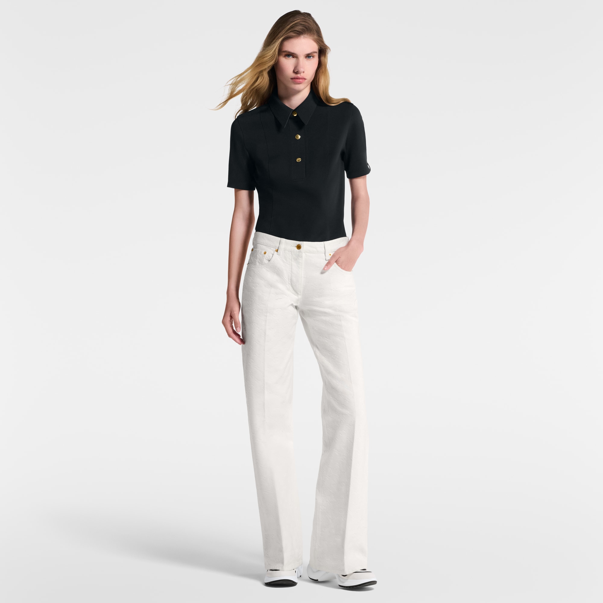  Ready-to-Wear Tops Technical Jersey Polo Top | Louis Vuitton ® (Product zoom)