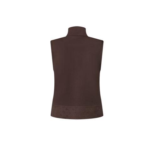 Ready-to-Wear Tops Technical Jersey Zip-Up Gilet | Louis Vuitton ® (Product zoom)