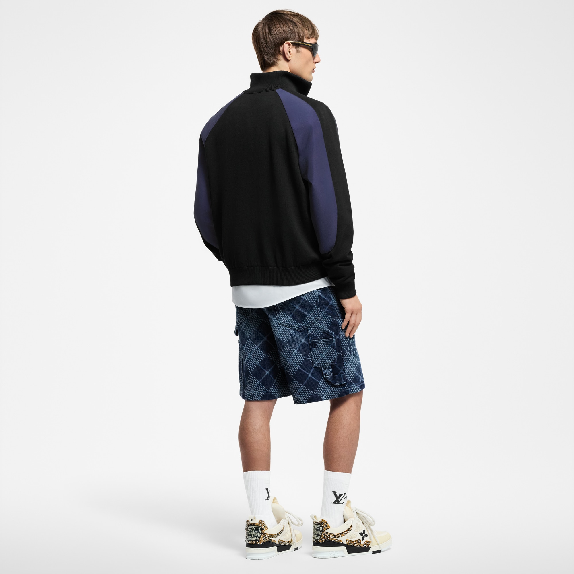  Ready-to-Wear All Ready-to-Wear Technical Nylon And Cotton Blouson | Louis Vuitton ® (Product zoom)