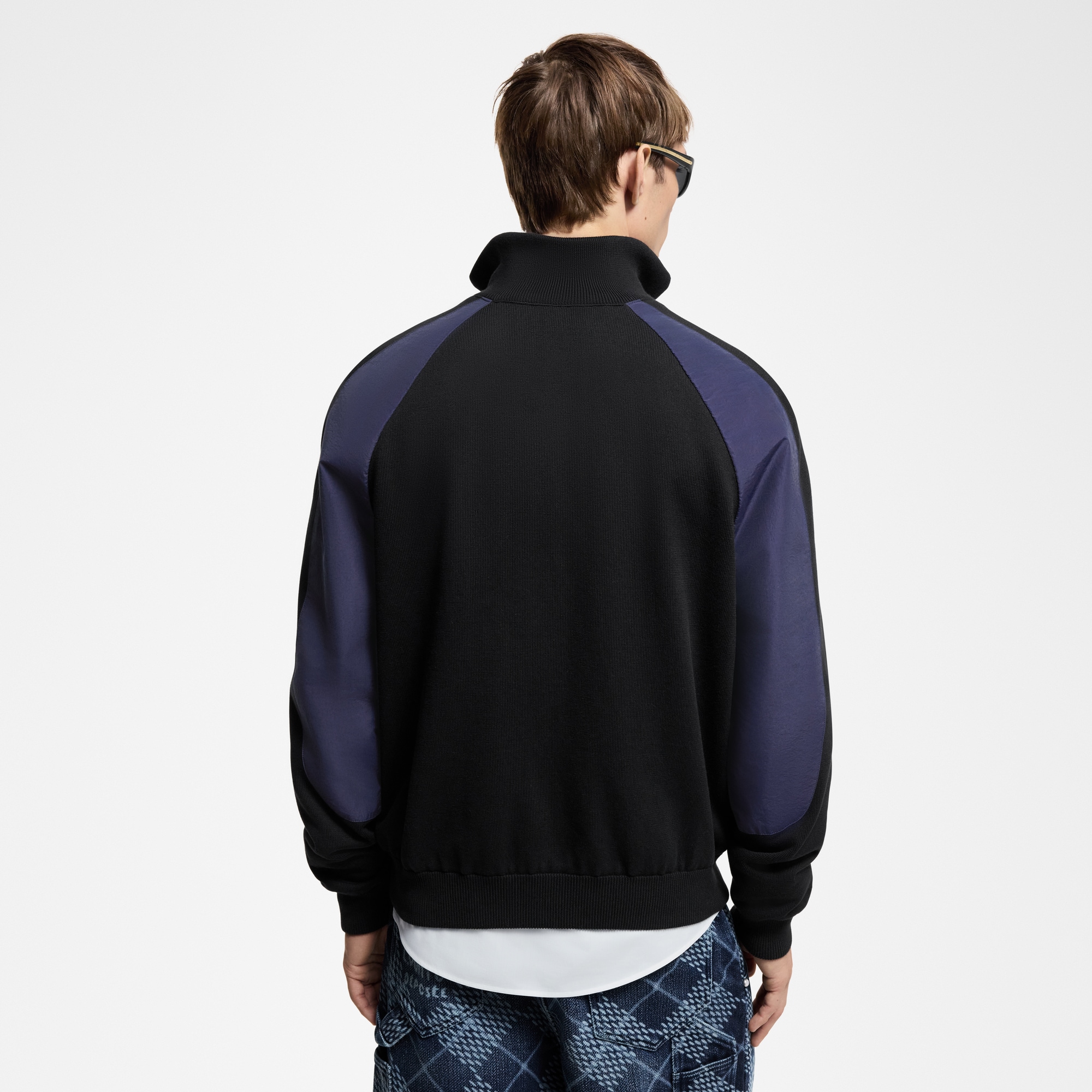  Ready-to-Wear All Ready-to-Wear Technical Nylon And Cotton Blouson | Louis Vuitton ® (Product zoom)