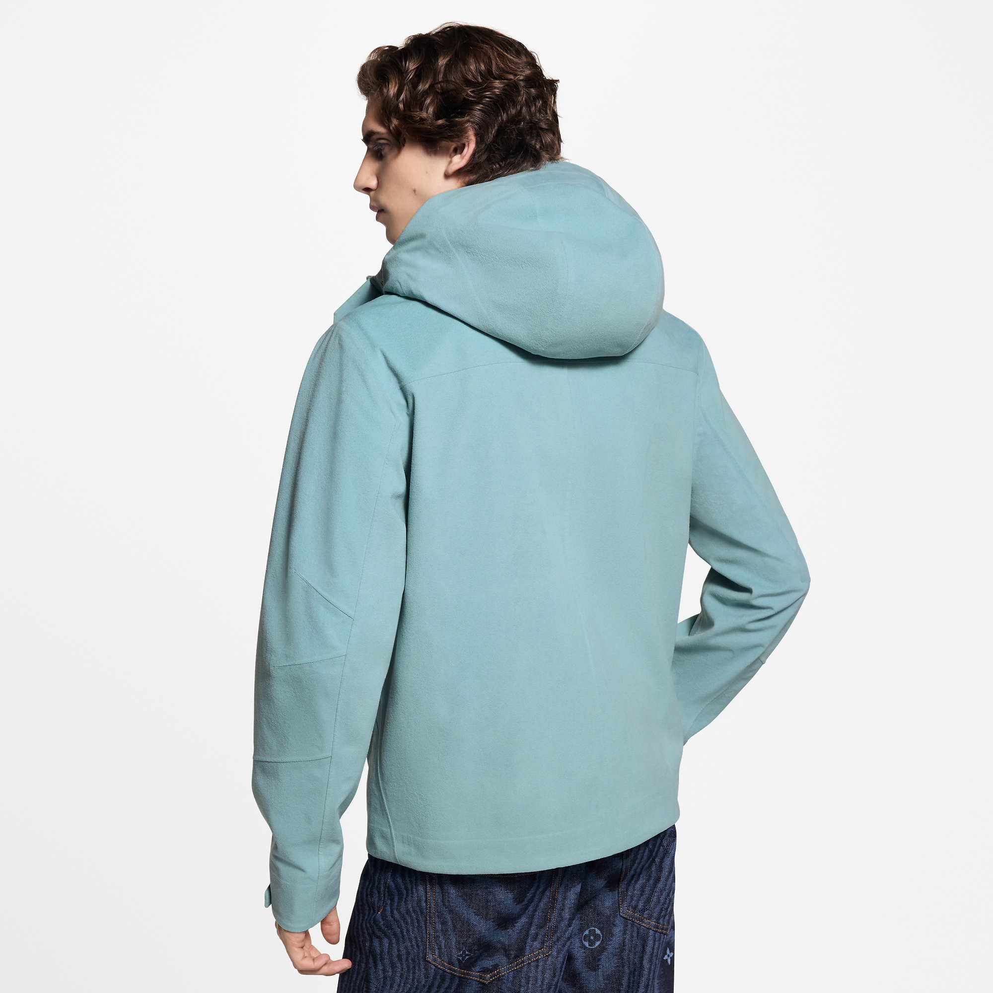 Technical Velvet Rain Jacket