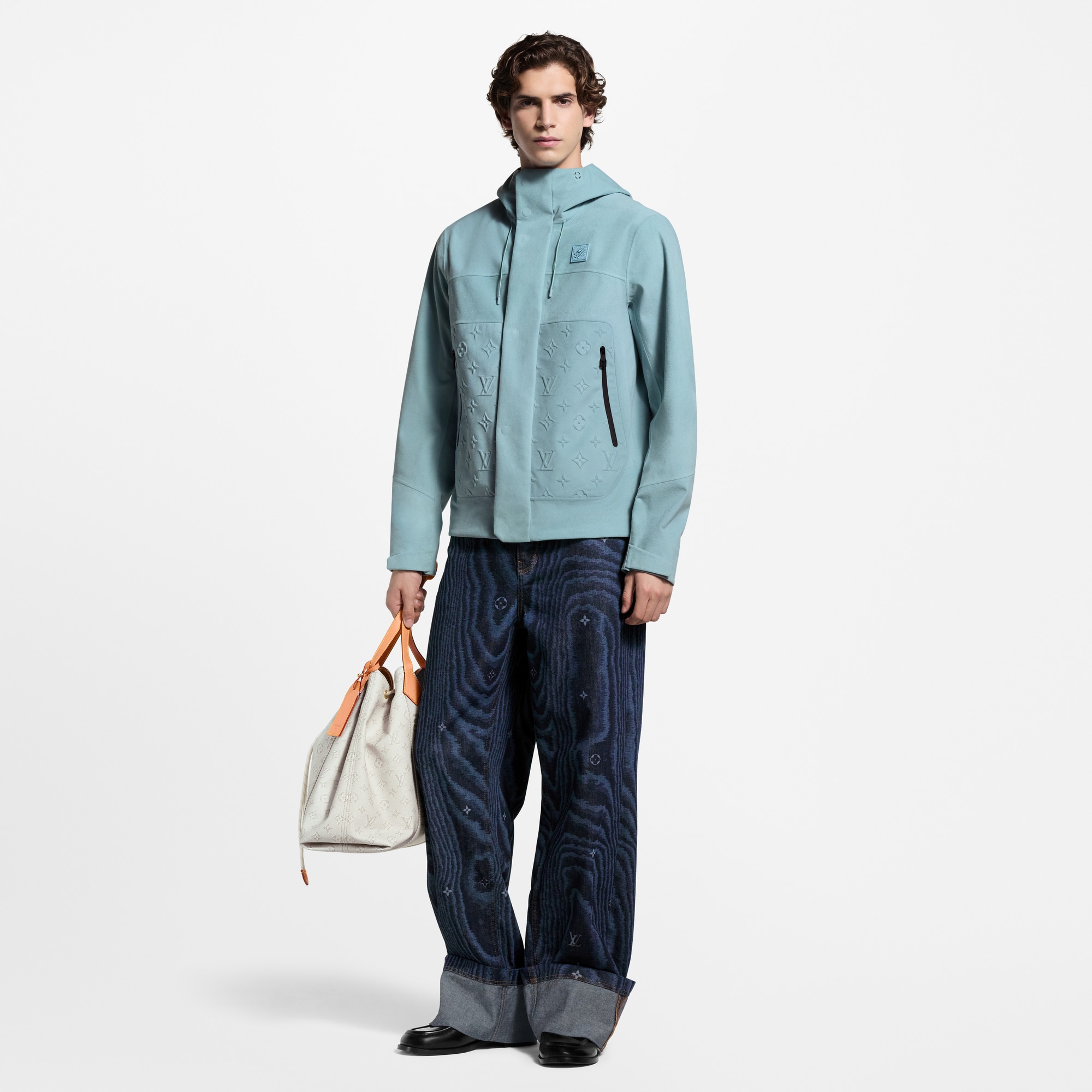  Ready-to-Wear Coats and Outerwear Technical Velvet Rain Jacket | Louis Vuitton ® (Product zoom)