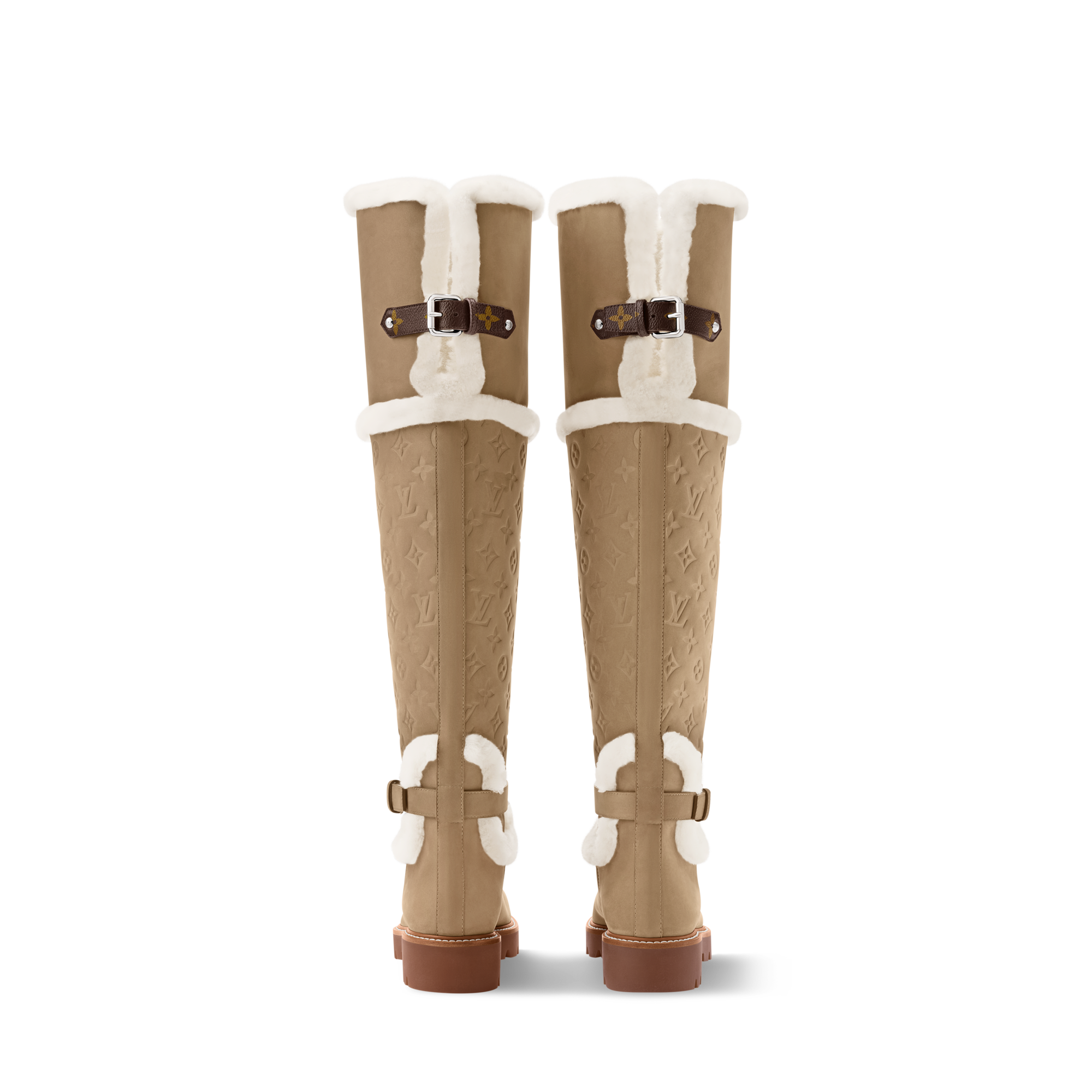  Shoes Boots and Ankle Boots Territory Flat Thigh Boot | Louis Vuitton ® (Product zoom)