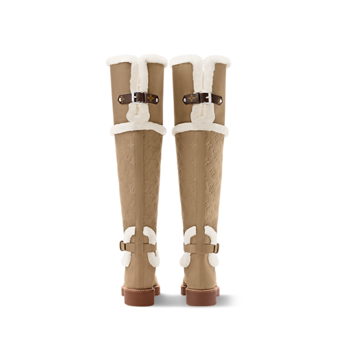 Shoes Boots and Ankle Boots Territory Flat Thigh Boot | Louis Vuitton ® (Product zoom)